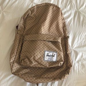 Herschel polka dot backpack